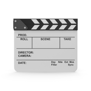 White Film Clapboard.I01.2k